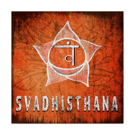 Lightboxjournal 'Yoga Symbol Svadhisthana' Canvas Art,14x14